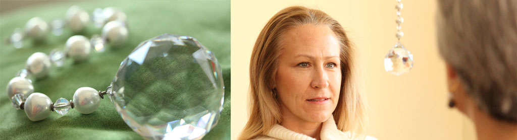 Ricarda O'Conner practicing hypnosis